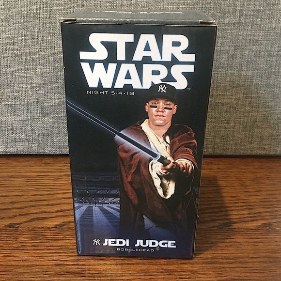 NEW YORK YANKEES AARON JUDGE BOBBLEHEAD Jedi Judge - Picture 1 of 6